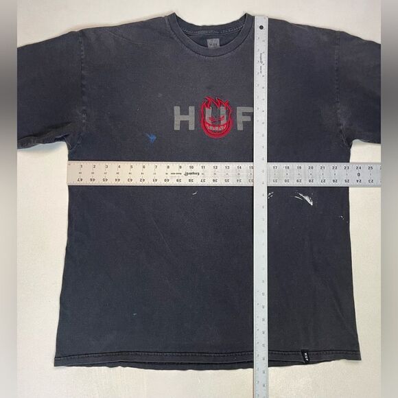 HUF Spitfire Graphic Embroidered Logo T-shirt Men XL Short Sleeve - Picture 9 of 9